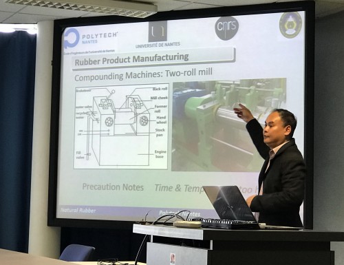 ผศ.ดร.พลพัฒน์ บรรยายที่ Ecol Polytec Nantes ฝรั่งเศส